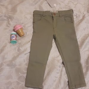 NWT Zara baby girl strech slim pants 18 - 24m